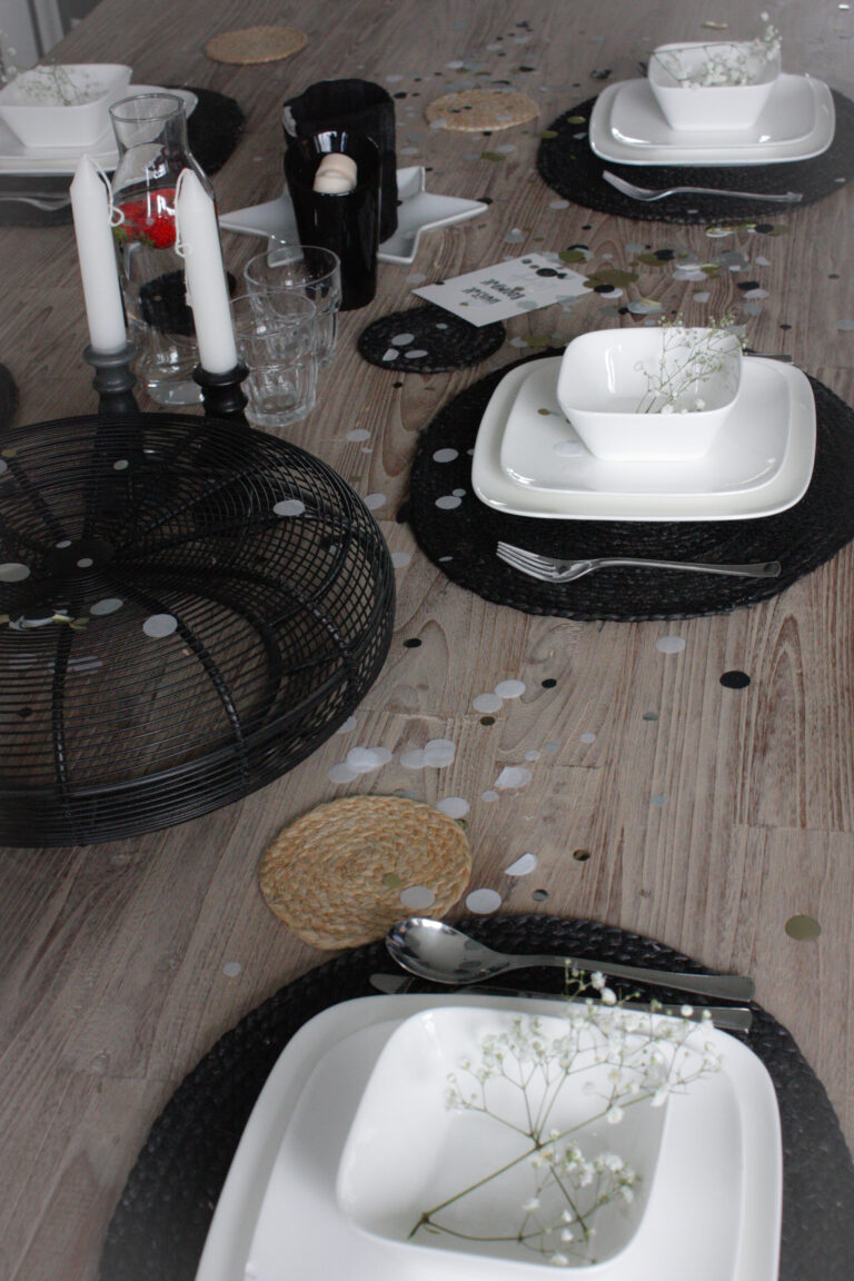 Jute Placemat Zwart VR19LBLA Woonaccessoires Van René