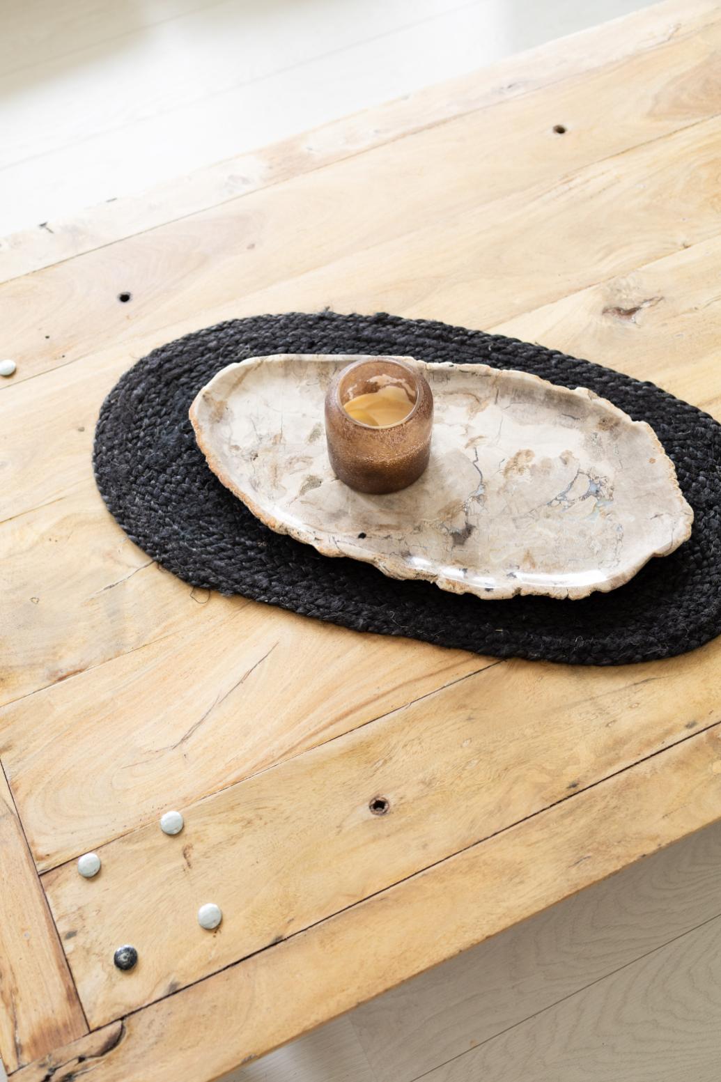 Tafelloper, tafelloper, linnen, rood, zwart, marineblauw, bladeren, tropische planten, boho, tafeldecoratie, hittebestendig katoenen tafelkleed voor eettafel, feest, feestelijke bruiloft, 33 cm x 183 cm